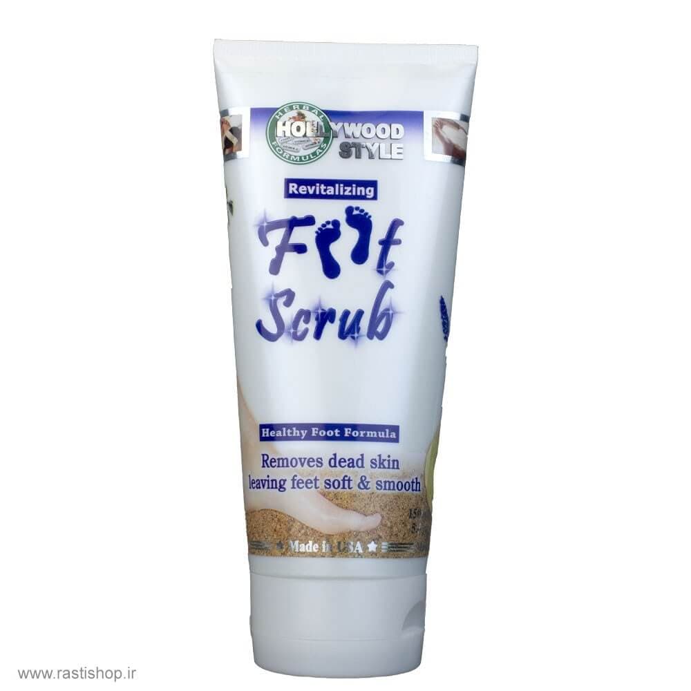 کرم لایه بردار پا هالیوود استایل مدل Foot Scrub حجم 150 میل