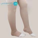 جوراب واریس کفی دار سیلیکونی (ترمز دار) تا ران ورنا — تصویر ۵