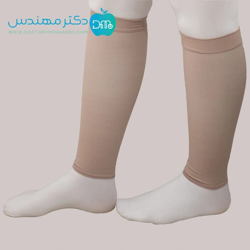جوراب واریس بدون کفی زیر زانو ورنا
