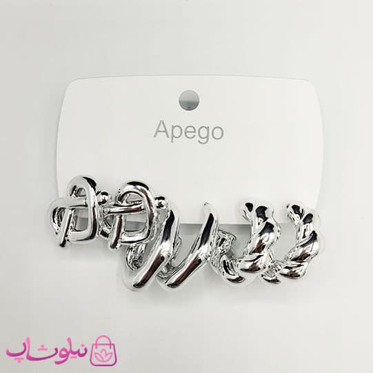 پک گوشواره پینترستی نقره ای رنگ مدل قلب (سه جفت) کد 140