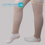 جوراب واریس بدون کفی سیلیکونی (ترمز دار) تا ران ورنا — تصویر ۴