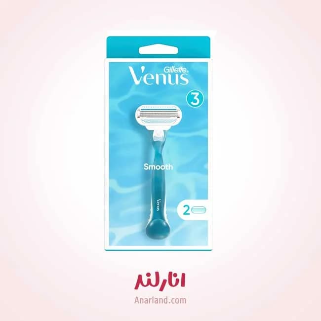خودتراش زنانه 3 لبه ژیلت مدل Venus Smooth — تصویر ۳