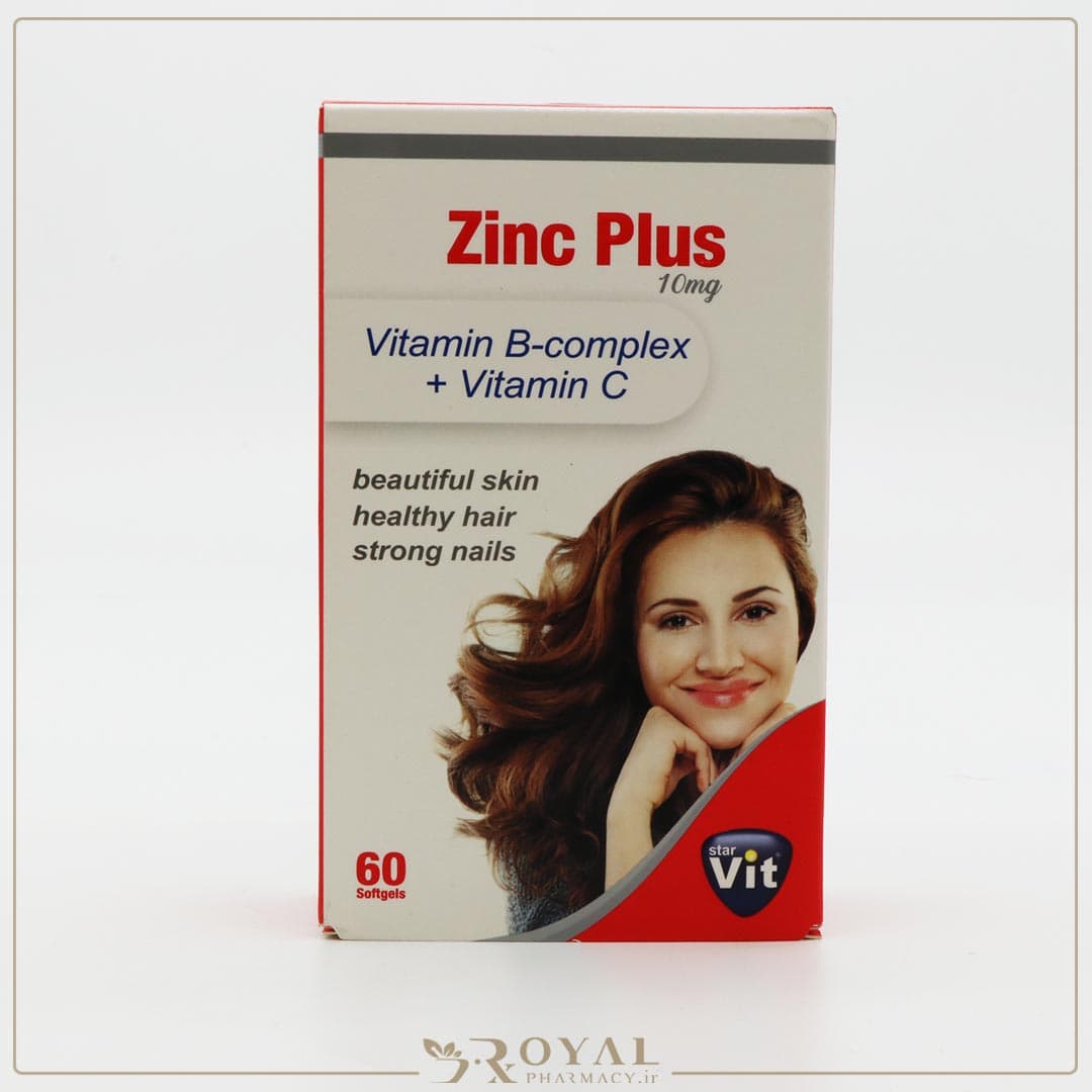 زینک پلاس کپسول 10 60 عددی استارویت — تصویر ۲