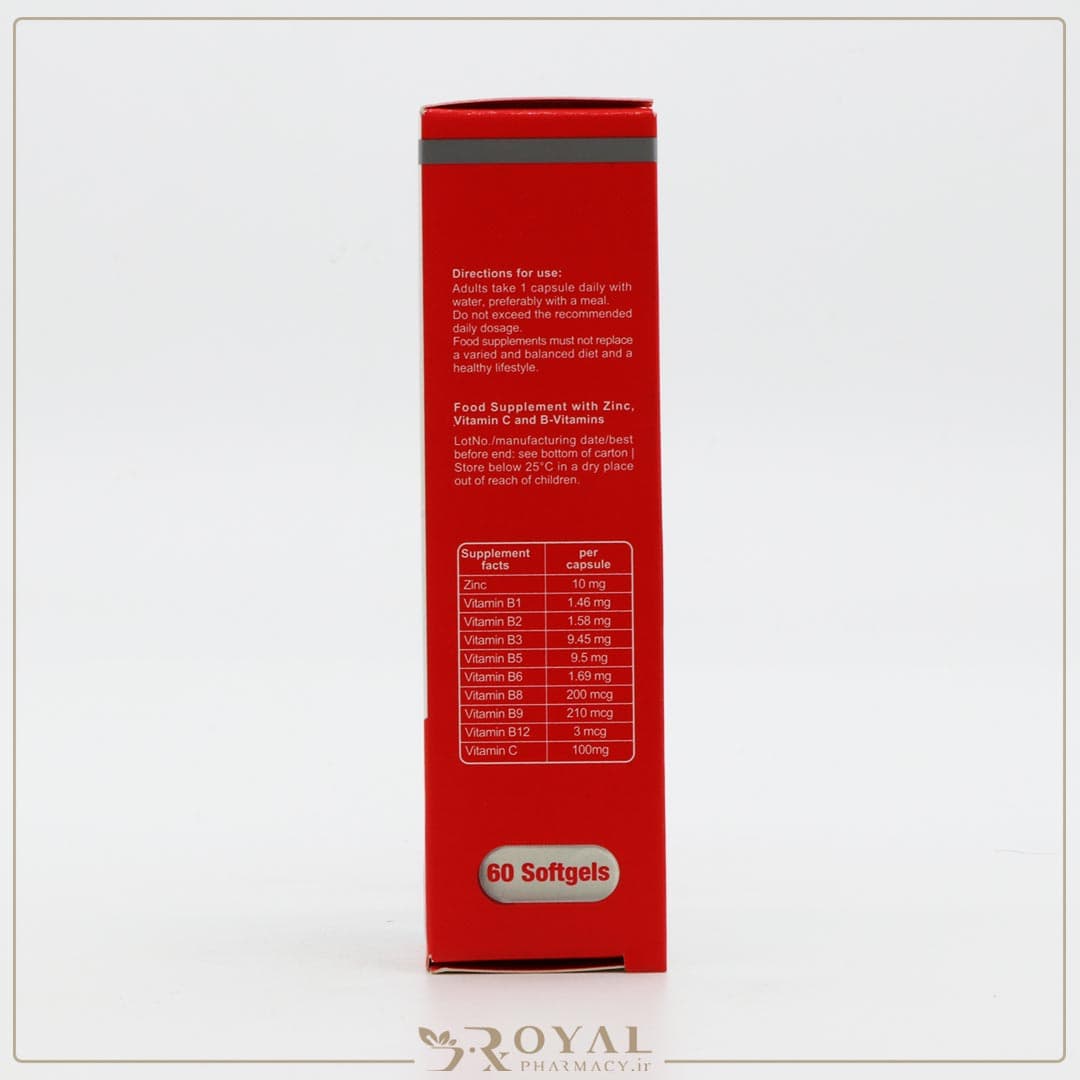 زینک پلاس کپسول 10 60 عددی استارویت — تصویر ۵