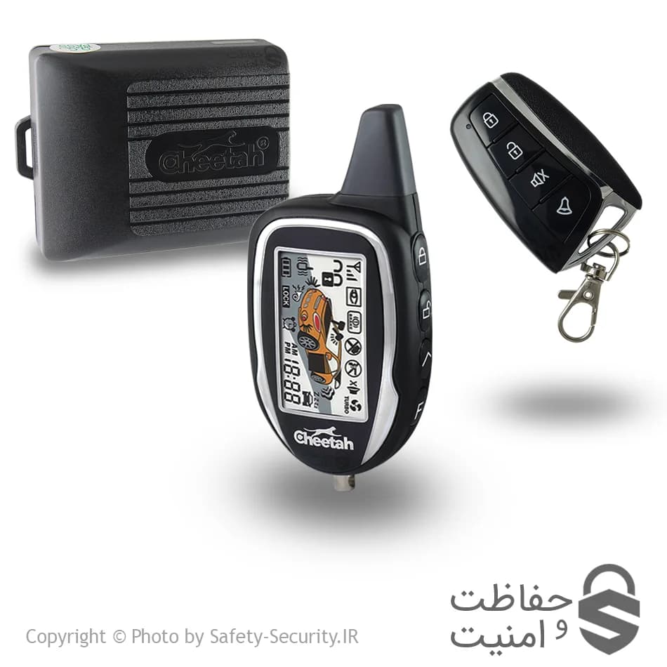 دزدگیر تصویری PLC چیتا باطری‌خور (تک ریموت)