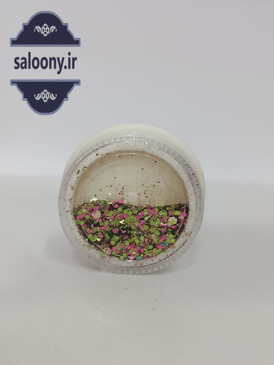 دیزاین شاتر کروم پولکی کاشت ناخن — تصویر ۳