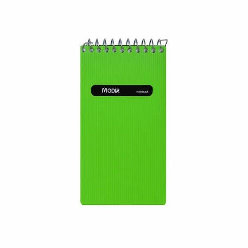 دفترچه 160برگ خط دار پالتویی طلقی مدیر (سبز)