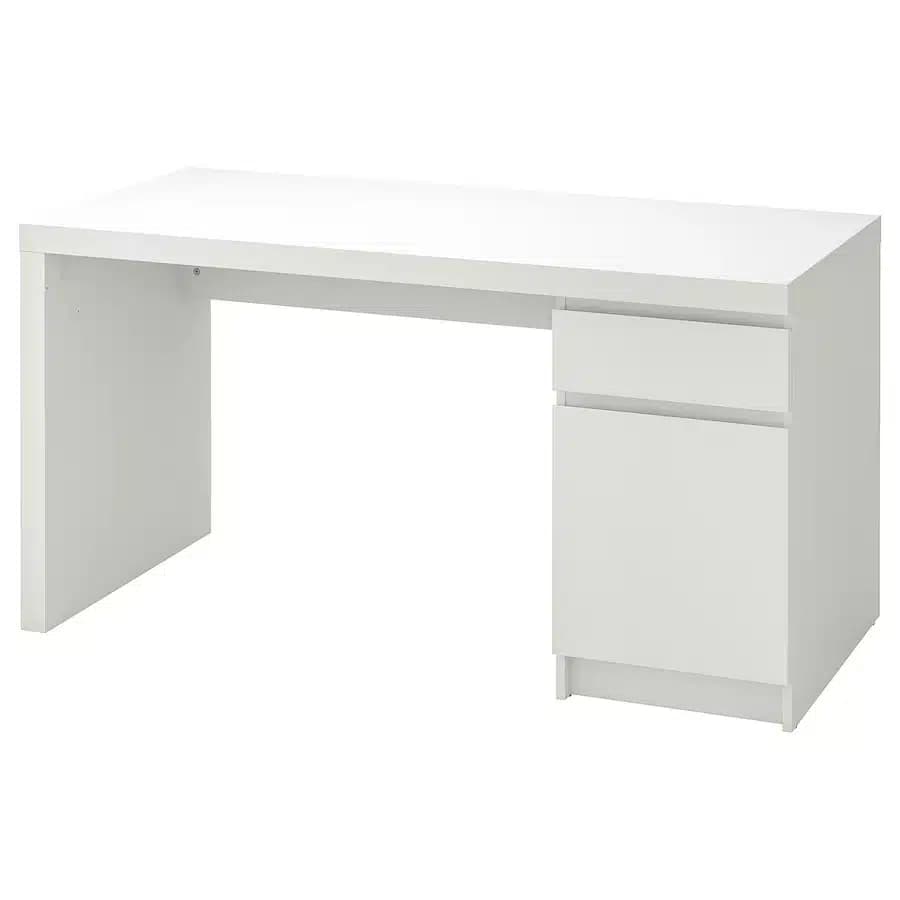 میز تحریر 140×65 سفید ایکیا MALM
