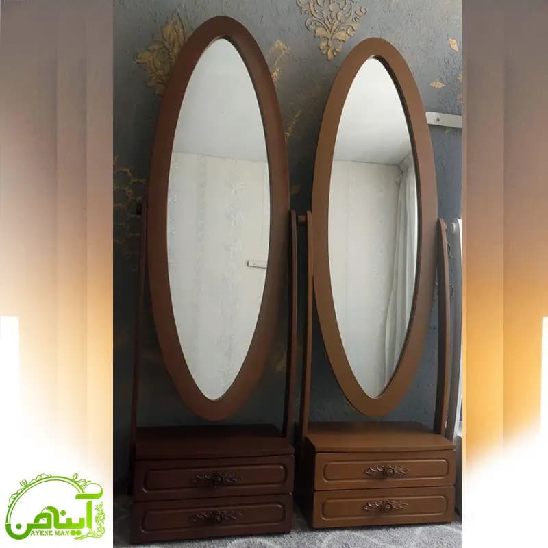 آینه قدی دو کشو – آینه متحرک — تصویر ۲