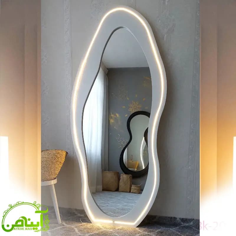 آینه قدی نئون – طرح رهام — تصویر ۲