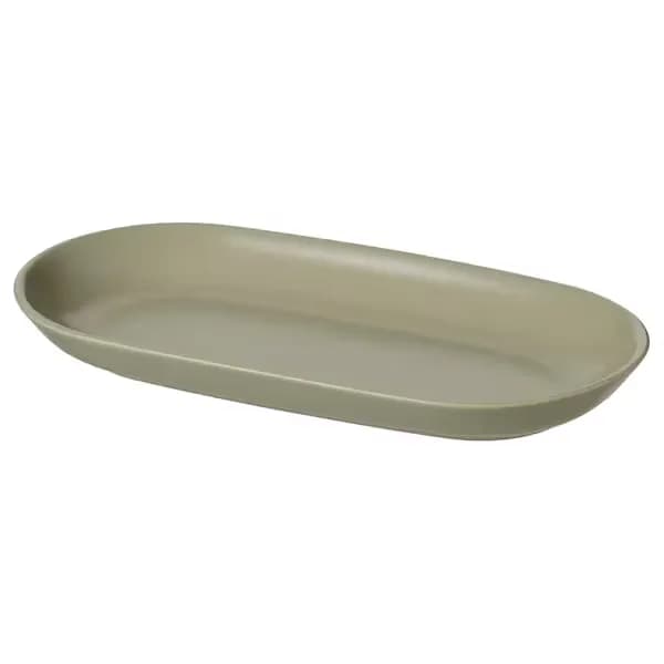 دیس سرو ایکیا FARGKLAR سبز مات، 27×14 سانتی‌متر