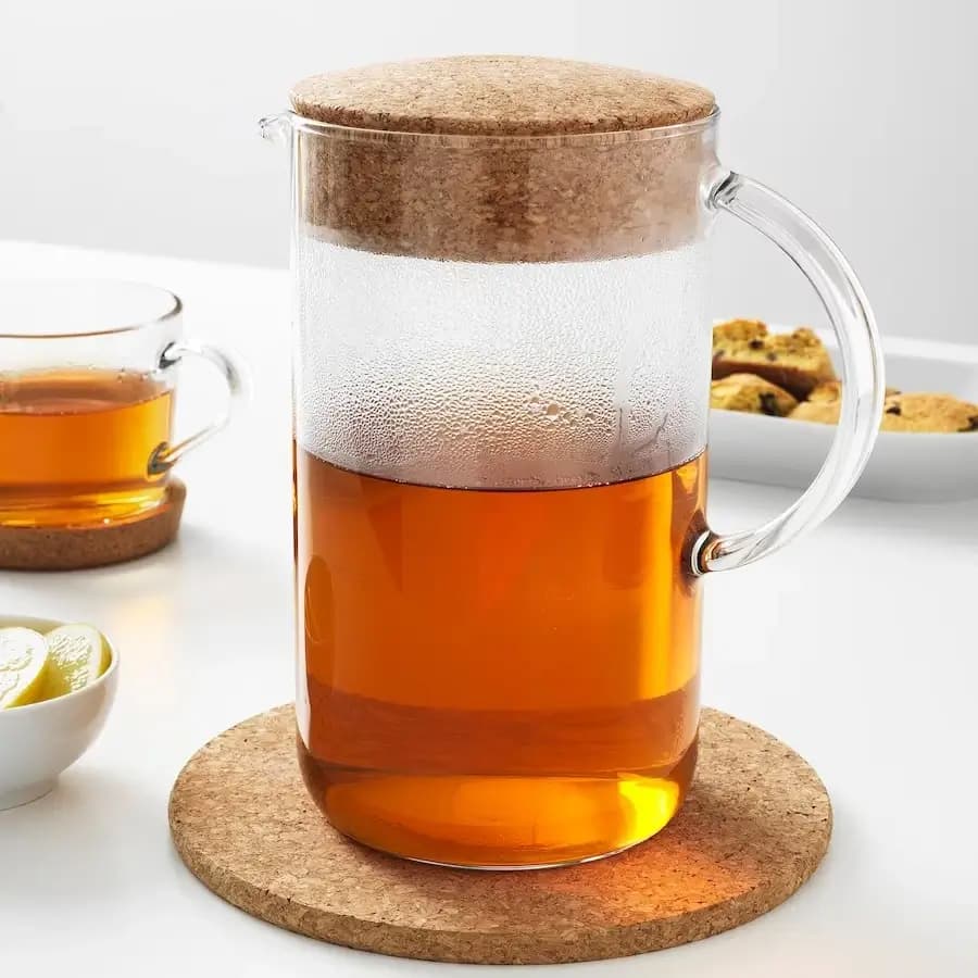 پارچ درب دار شیشه ای ایکیا 365+ — تصویر ۴