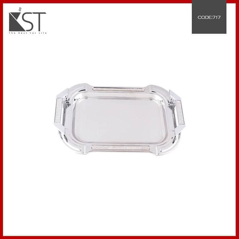 سینی استیل 2 سایز مستطیل کی اس تی مدل C-KST-717 — تصویر ۳