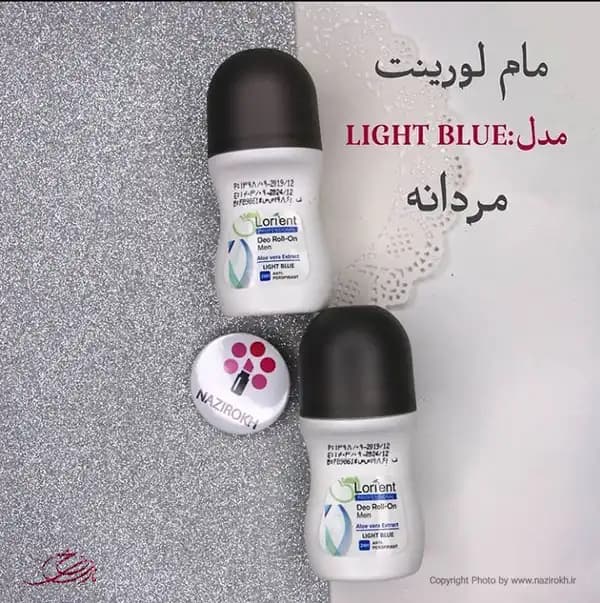 مام رول مردانه لورینت مدل light blue حجم 60 میلی لیتر — تصویر ۲