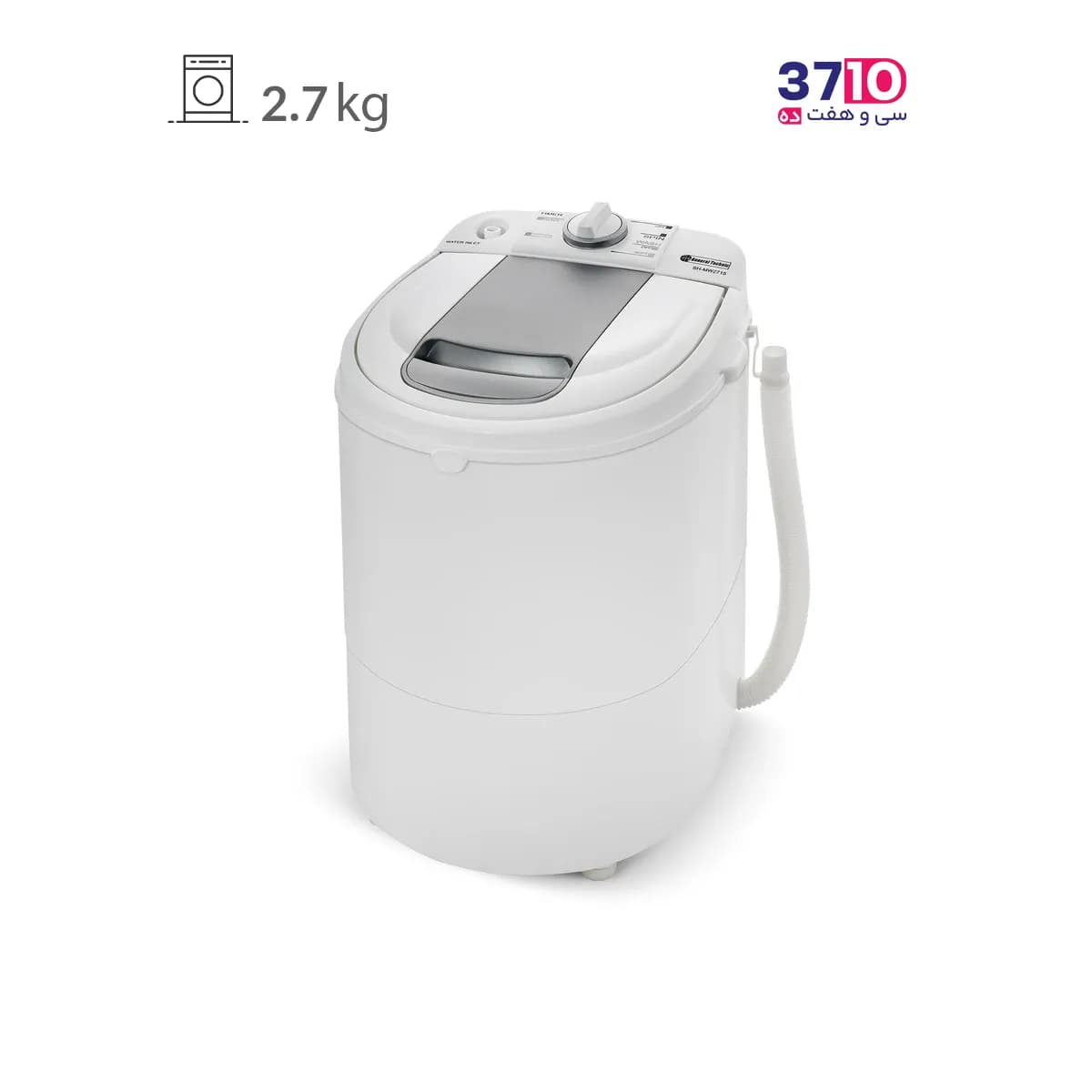 مینی واش جنرال تکنیک General Technic مدل SH-MW 2715 سفید نقره ای 2.7 کیلویی