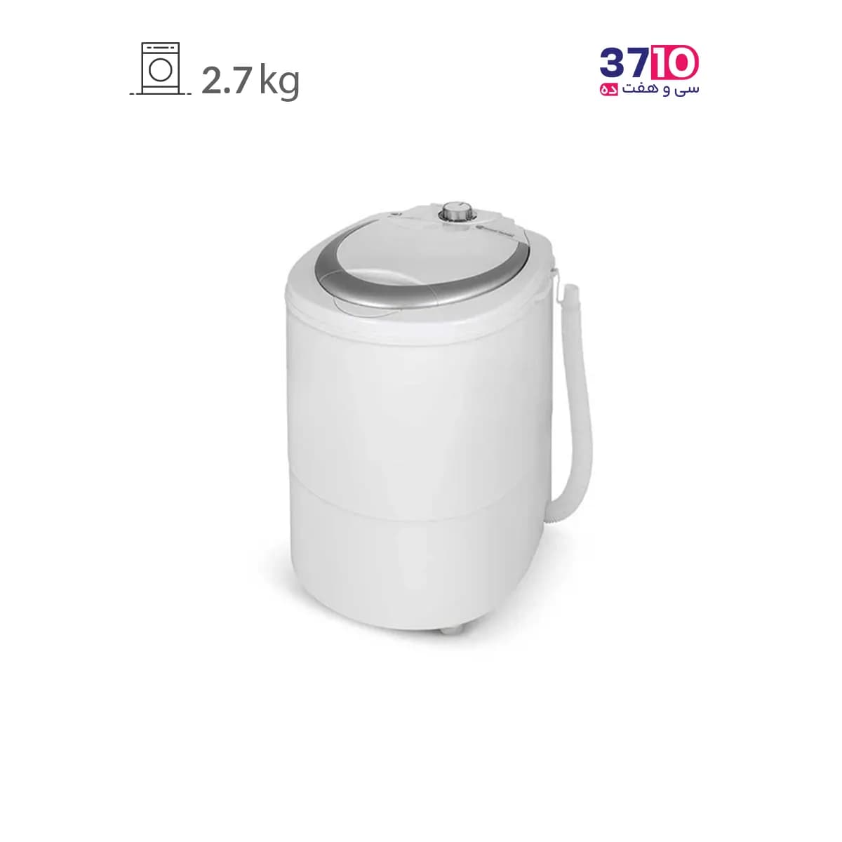 مینی واش جنرال تکنیک General Technic مدل SH-MW 2712 سفید نقره ای 2.7 کیلویی
