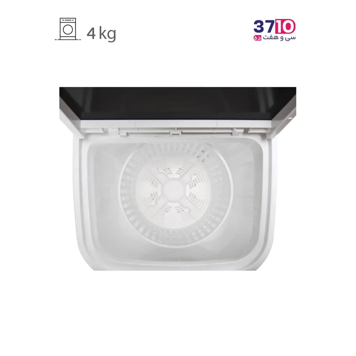 مینی واش جنرال تکنیک General Technic مدل SH-MW 4035 سفید طوسی 4 کیلویی — تصویر ۵