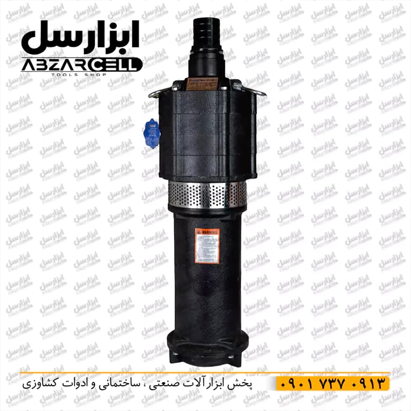 کفکش خروجی بالا دو اینچ 52 متری برونل QD10-52/4-2.2| سیم پیچ مسی| چهار پروانه| چدنی