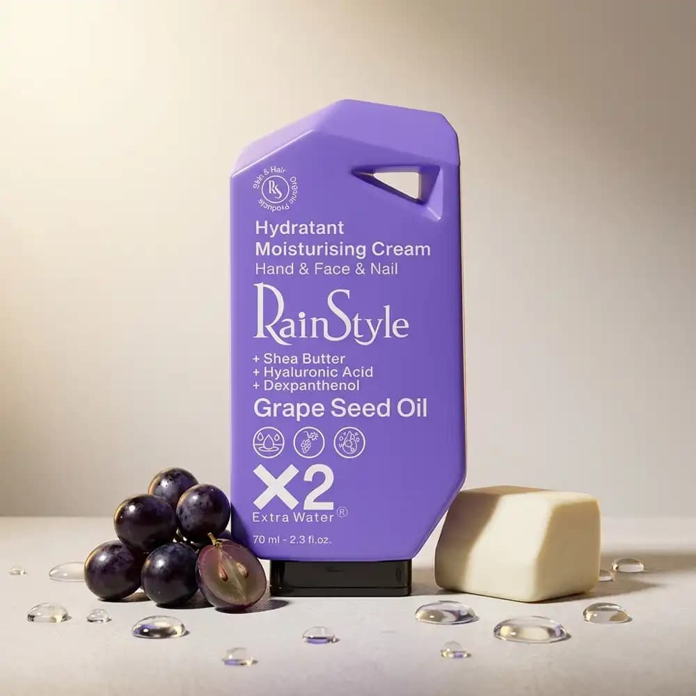 کرم آبرسان و روشن‌کننده رین استایل (RainStyle) مدل روغن هسته انگور حجم 70 میلی لیتری — تصویر ۲