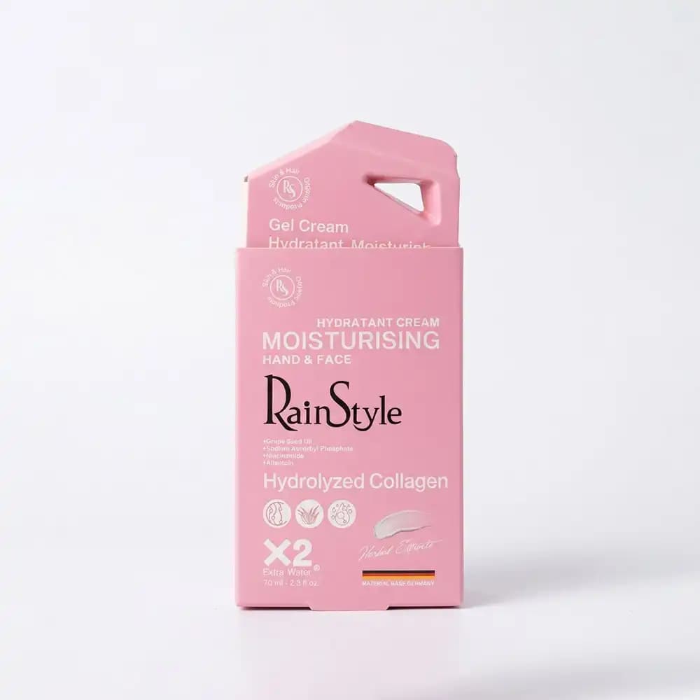ژل کرم مرطوب‌کننده و روشن‌کننده رین استایل (RainStyle) مدل کلاژن حجم 70 میلی لیتری