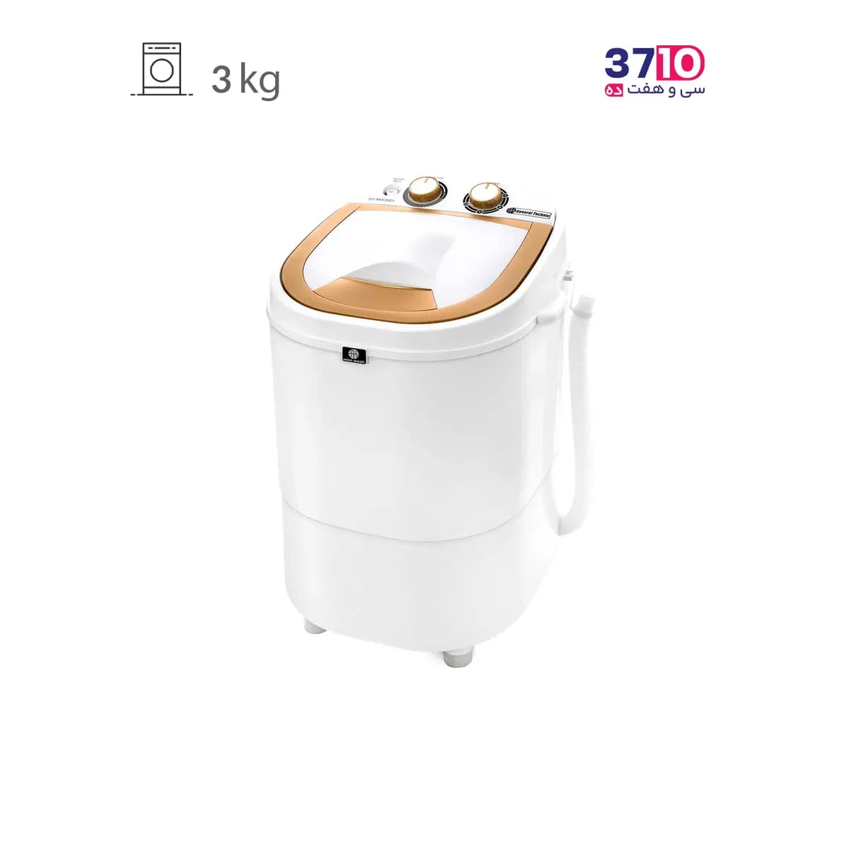 مینی واش جنرال تکنیک General Technic مدل SH-MW 3021 سفید طلایی 3 کیلویی