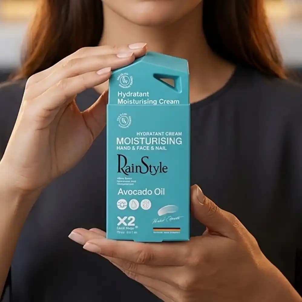 کرم دست، صورت و ناخن رین استایل (RainStyle) مدل آبرسان و مرطوب کننده روغن آووکادو حجم 70 میلی لیتری — تصویر ۴