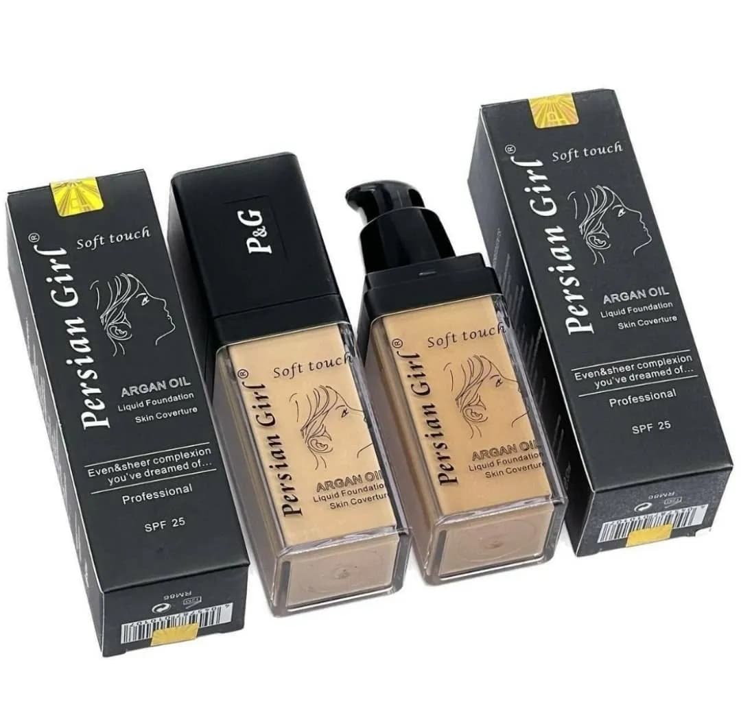 کرم پودر شیشه ای پرشین گرل مدل 3d b19 سینمایی حاوی روغن آرگان حجم 52 میلی — تصویر ۳