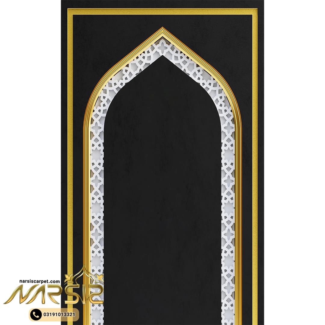 سجاده نماز فرشینه طرح نورا کد sa1019