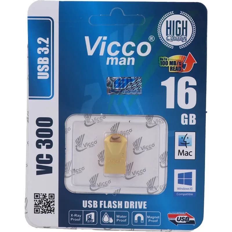 فلش مموری ویکومن مدل usb3 VC300 ظرفیت 16 گیگابایت — تصویر ۳