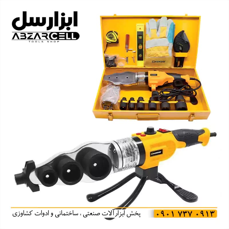 اتو لوله گوشه زن با لوازم کنزاکس 3810 — تصویر ۲