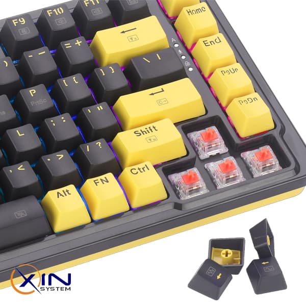 کیبورد گیمینگ مکانیکال ردراگون مدل K649PY Elf | سوئیچ گلد ملت — تصویر ۸