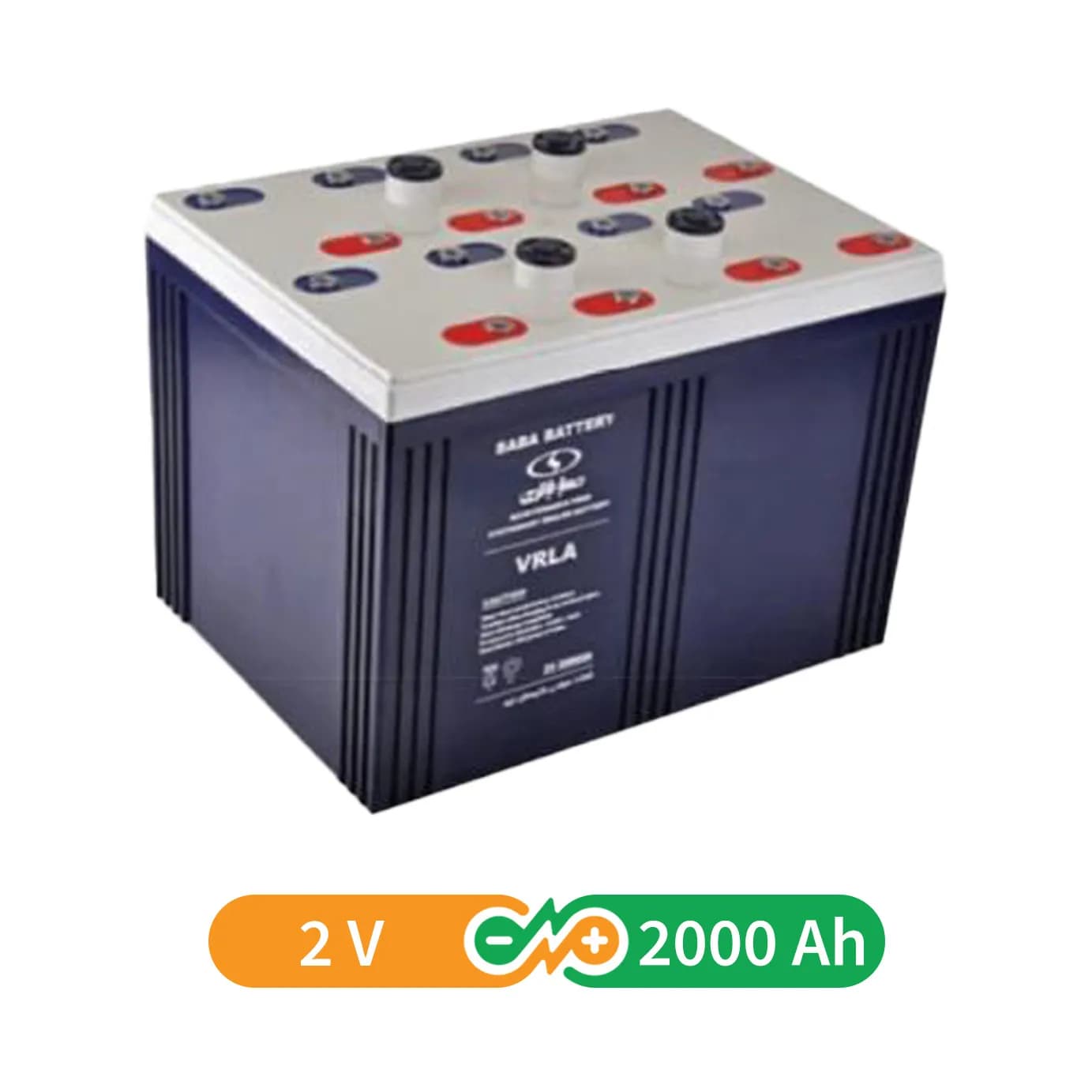 باتری یو پی اس صبا باتری (SABA BATTERY) 2 ولت 2000 آمپرساعت