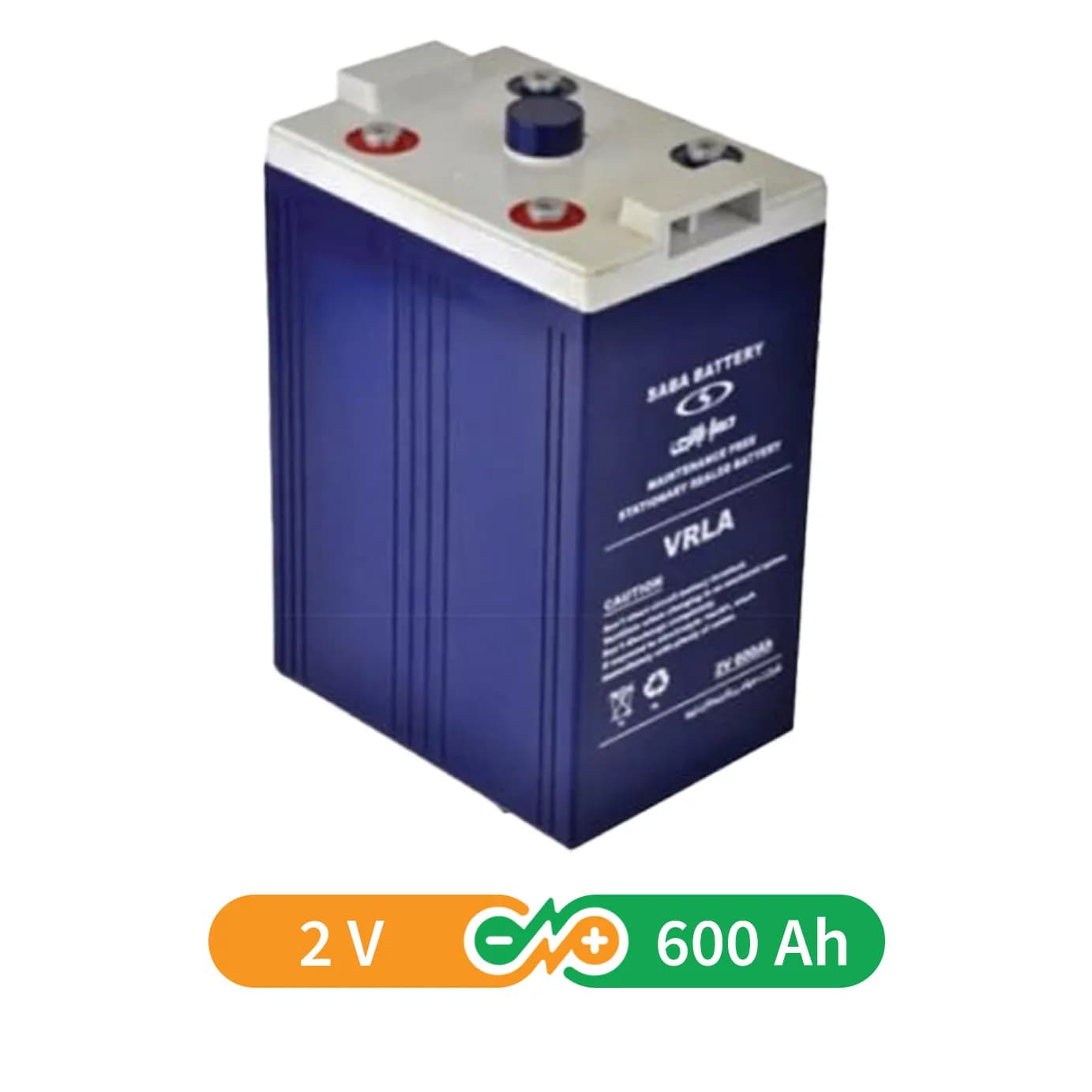 باتری یو پی اس صبا باتری (SABA BATTERY) 2 ولت 600 آمپرساعت