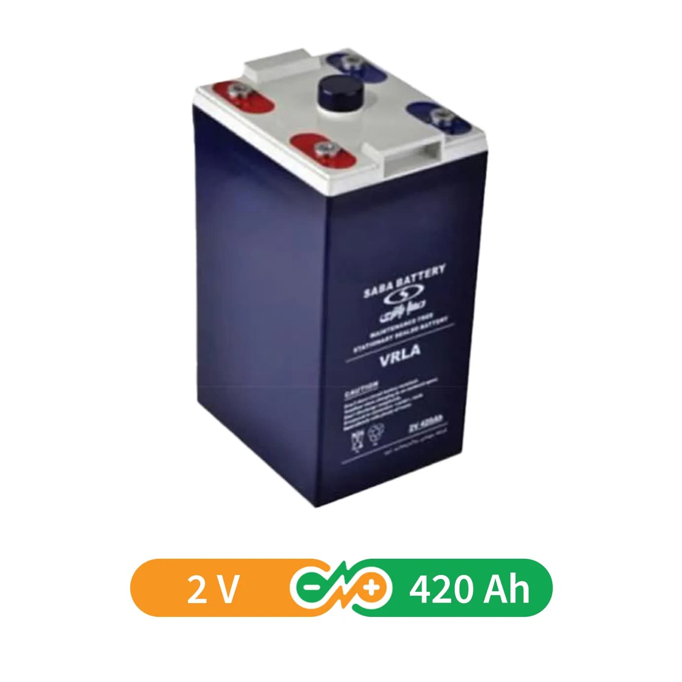 باتری یو پی اس صبا باتری (SABA BATTERY) 2 ولت 420 آمپرساعت