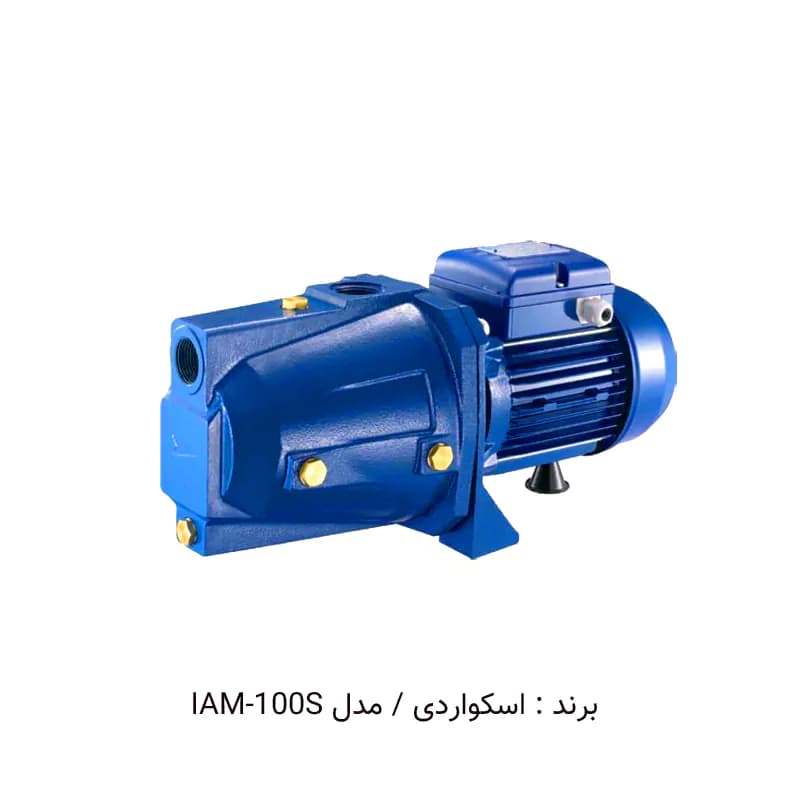 پمپ جتی یک اسب اسکواردی پروانه استیل iam100s