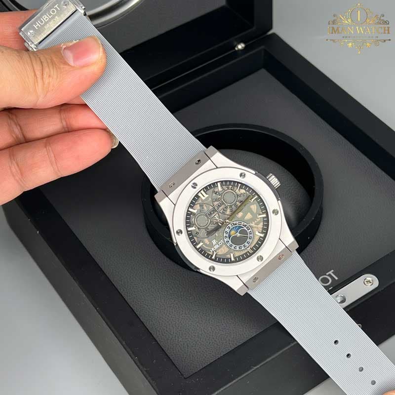 ساعت مردانه هابلوت اتومات طوسی HUBLOT BIG BANG H96301 — تصویر ۳