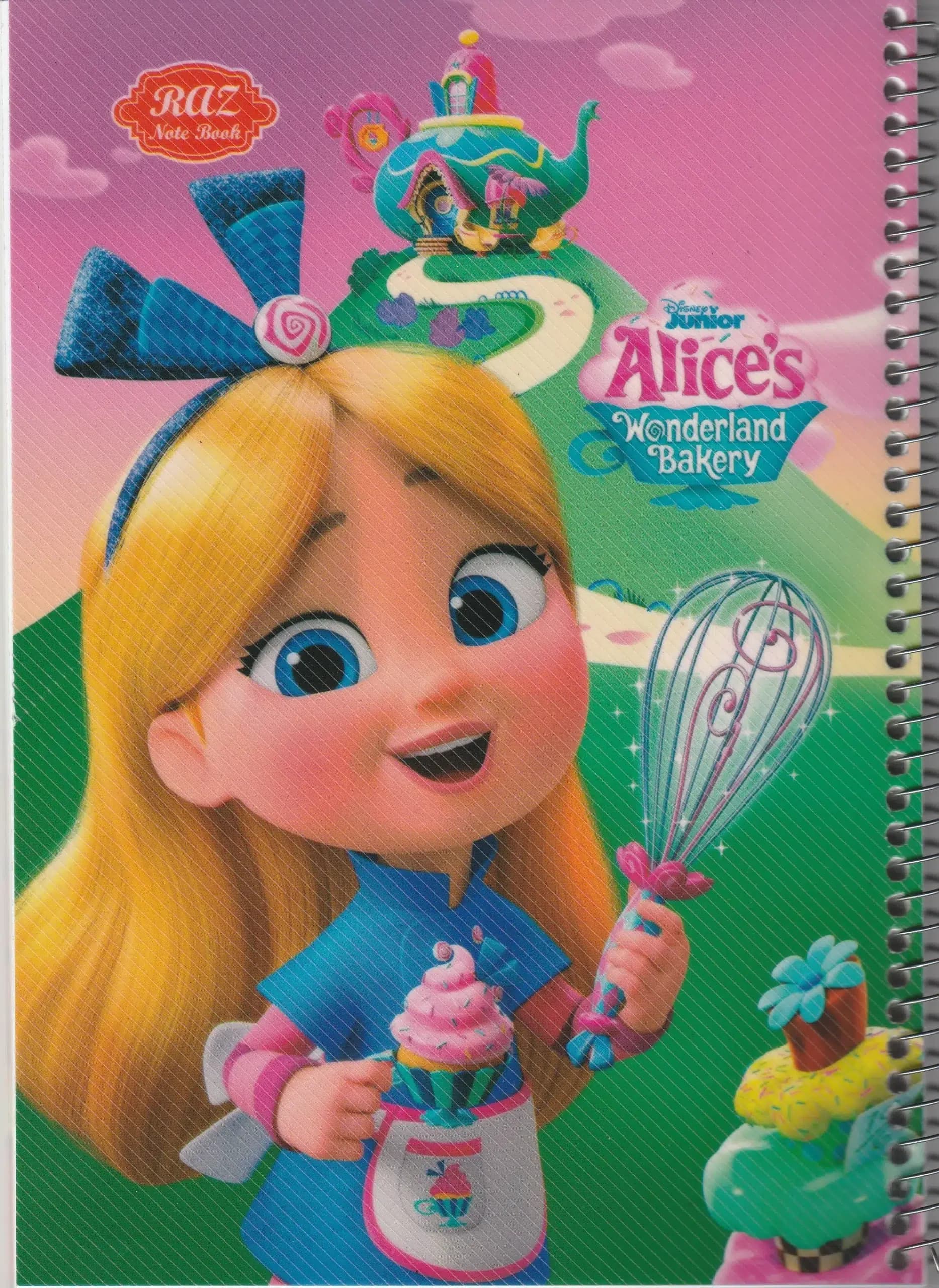 دفتر نقاشی سیمی 50 برگ طرح دار راز طرح Alice’s