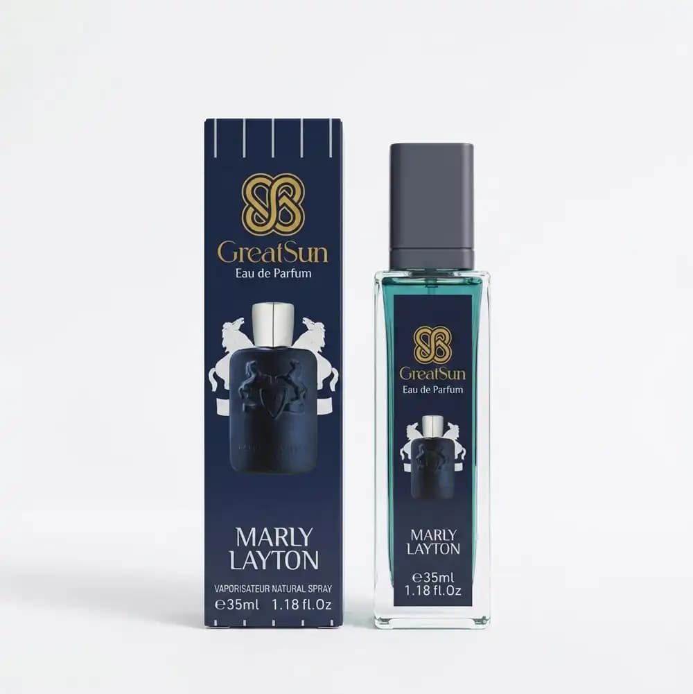 عطر جیبی مردانه گریت سان (GreatSun) مدل Marly Layton حجم ۳۵ میلی‌لیتر