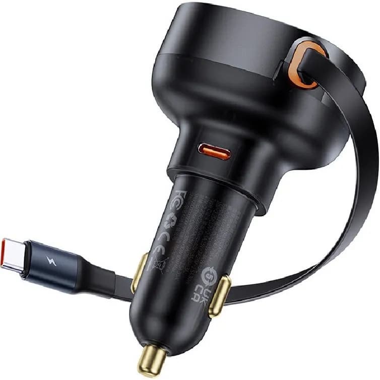 شارژر فندکی بیسوس Baseus cctxp-cc Enjoyment Pro C00057802111 توان 60 وات همراه با کابل متصل — تصویر ۸
