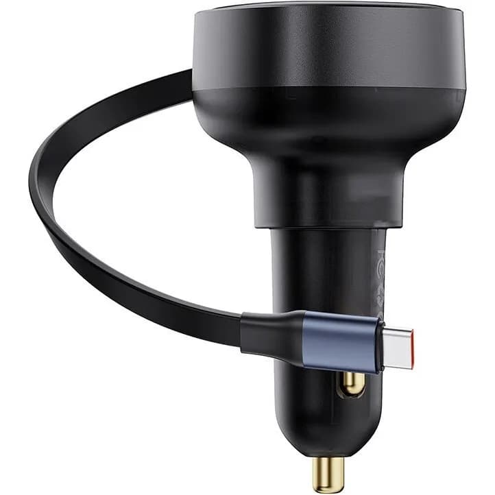 شارژر فندکی بیسوس Baseus cctxp-cc Enjoyment Pro C00057802111 توان 60 وات همراه با کابل متصل — تصویر ۹