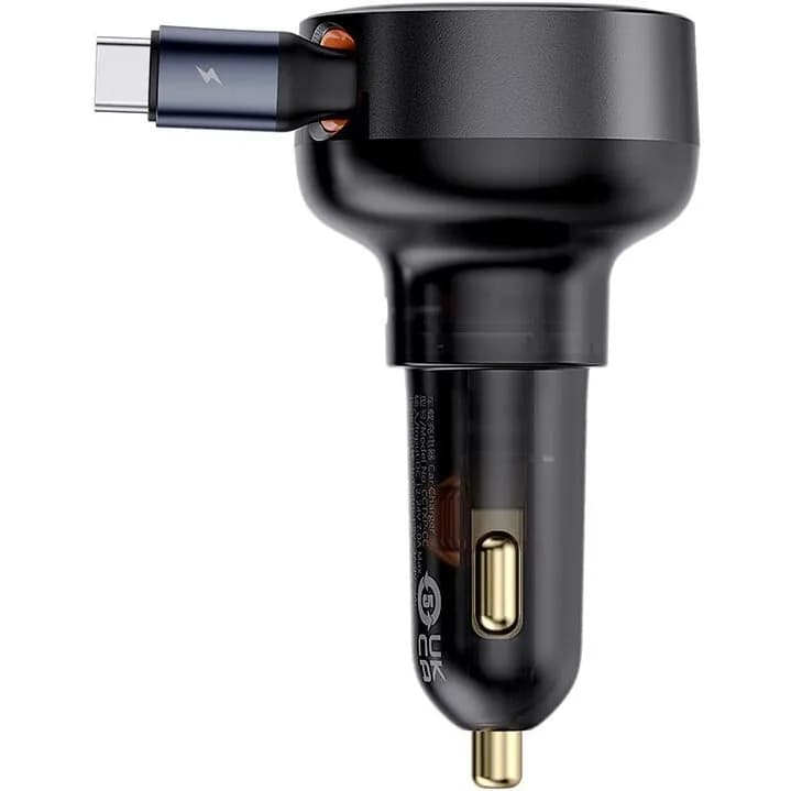 شارژر فندکی بیسوس Baseus cctxp-cc Enjoyment Pro C00057802111 توان 60 وات همراه با کابل متصل — تصویر ۱۰