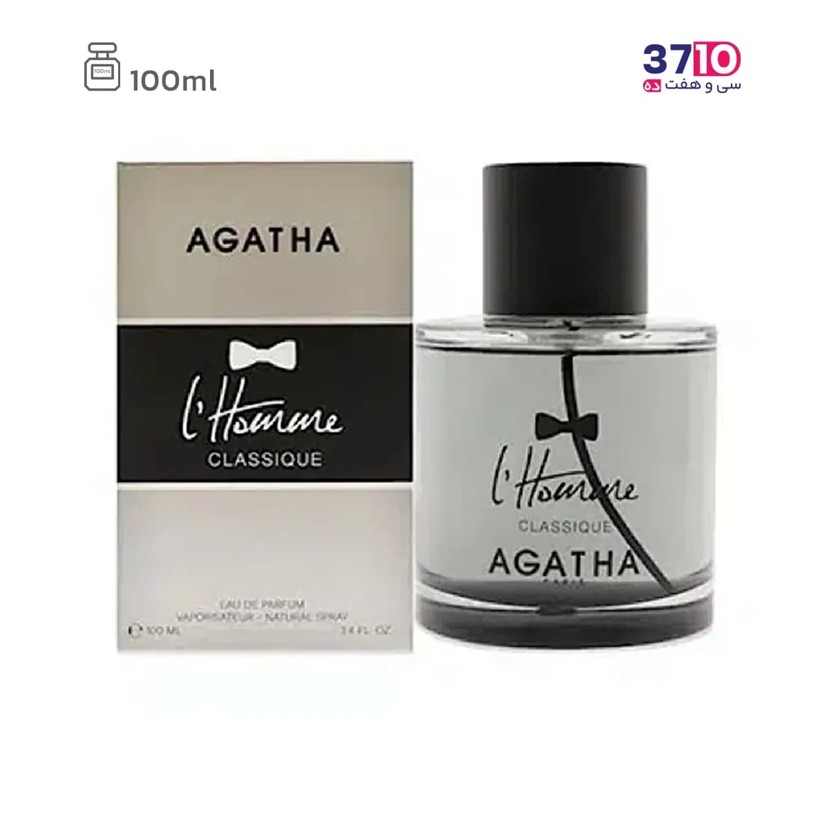 ادوپرفیوم مردانه آگاتا Agatha مدل لهوم کلاسیک L’Homme Classique حجم 100 میلی لیتر