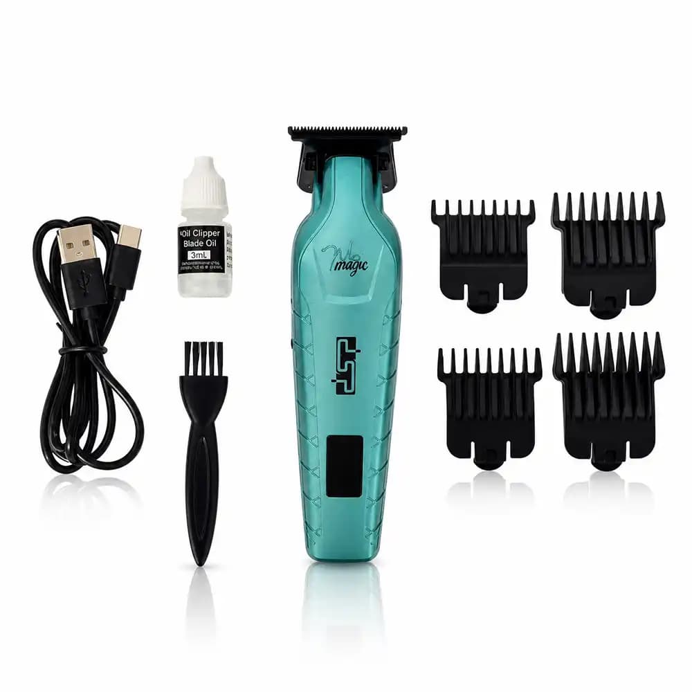 ماشین اصلاح و خط زن حرفه‌ای دی اس پی (DSP) مدل 90085 آبی