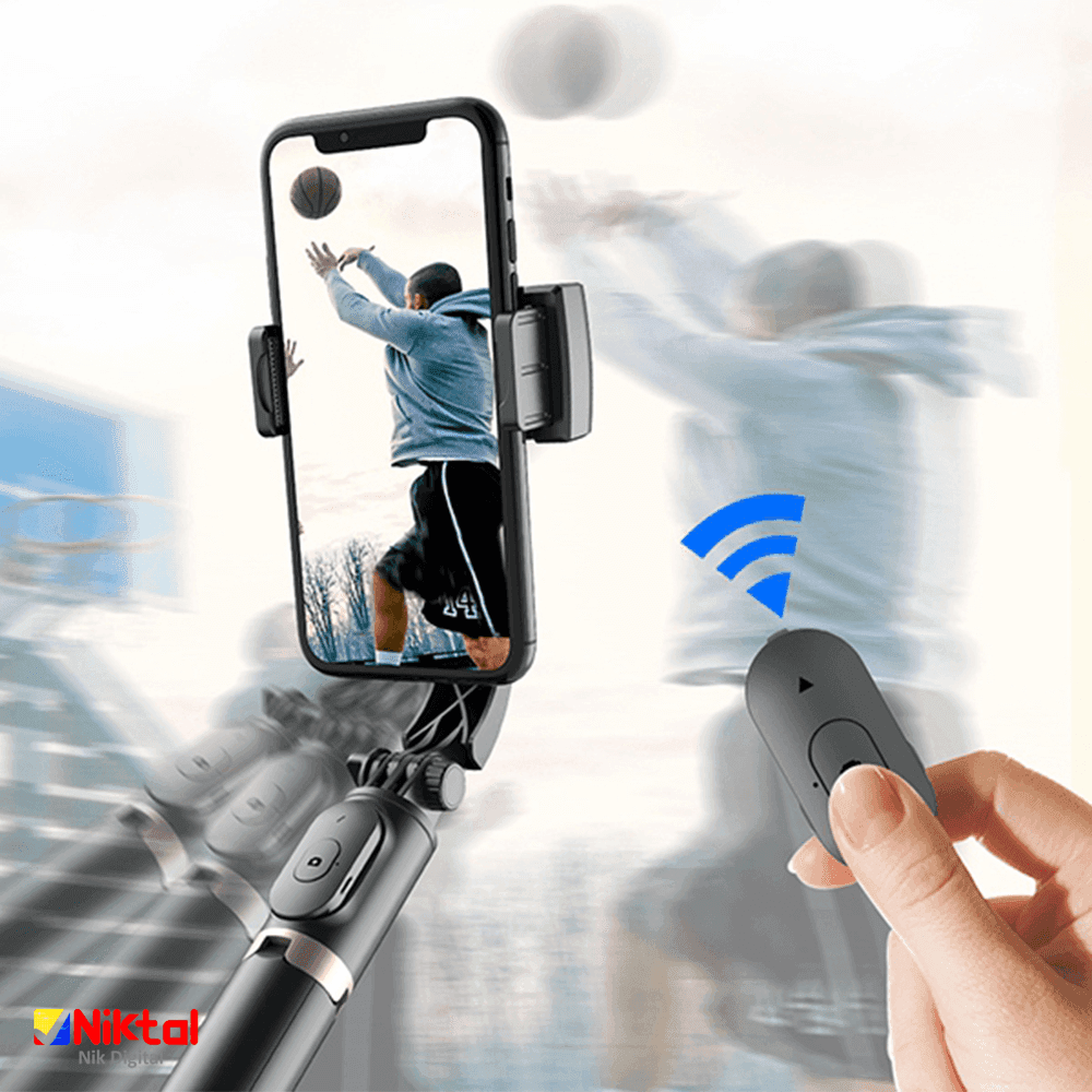 مونوپاد سلفی سه پایه دار مدل Q08 — تصویر ۲