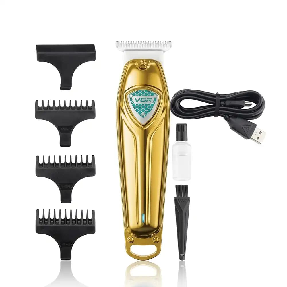 ماشین اصلاح و خط زن حرفه‌ای وی جی آر (VGR) مدل V-911 (رنگ طلایی)