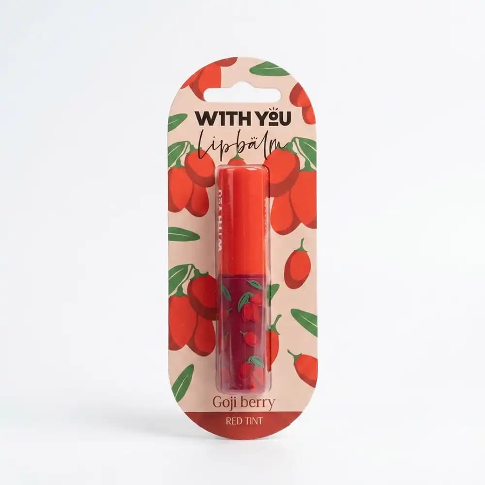 بالم لب رنگی ویت یو (With You) رایحه گوجی بری (Red Tint) وزن 2.6 گرمی