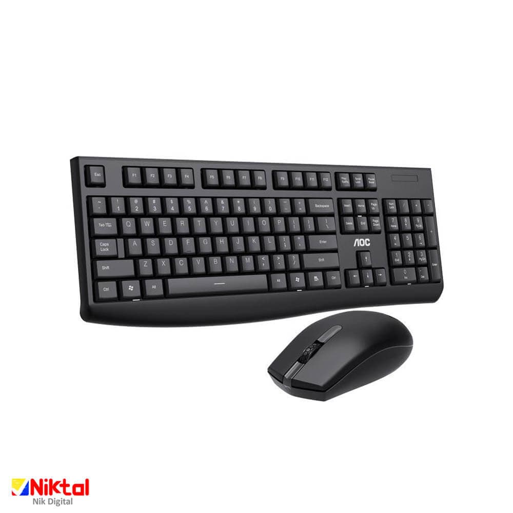 ست ماوس و کیبورد بی سیم AOC مدل KM220