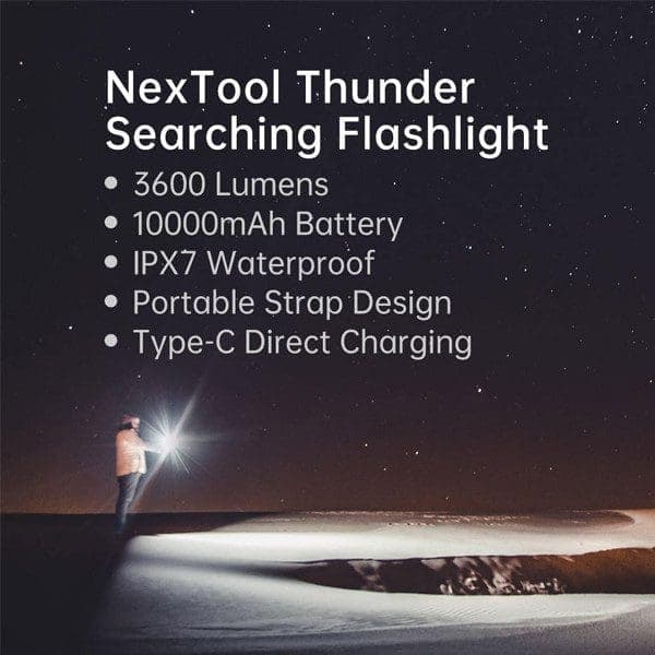 چراغ قوه دستی شیائومی مدل Nextool NE20168 — تصویر ۳