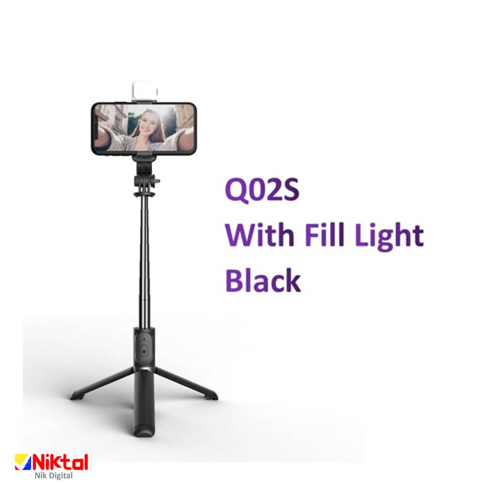 مونوپاد سلفی سه پایه دار Q02S — تصویر ۲