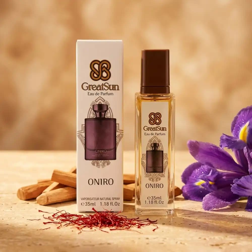 عطر جیبی مردانه گریت سان (GreatSun) مدل Oniro حجم ۳۵ میلی‌لیتر — تصویر ۲